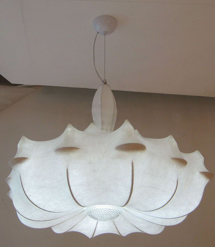 Éclairage pendentif ombré Amélioration du tissu minimaliste salon PLADANT PLANDANT EN BLANC