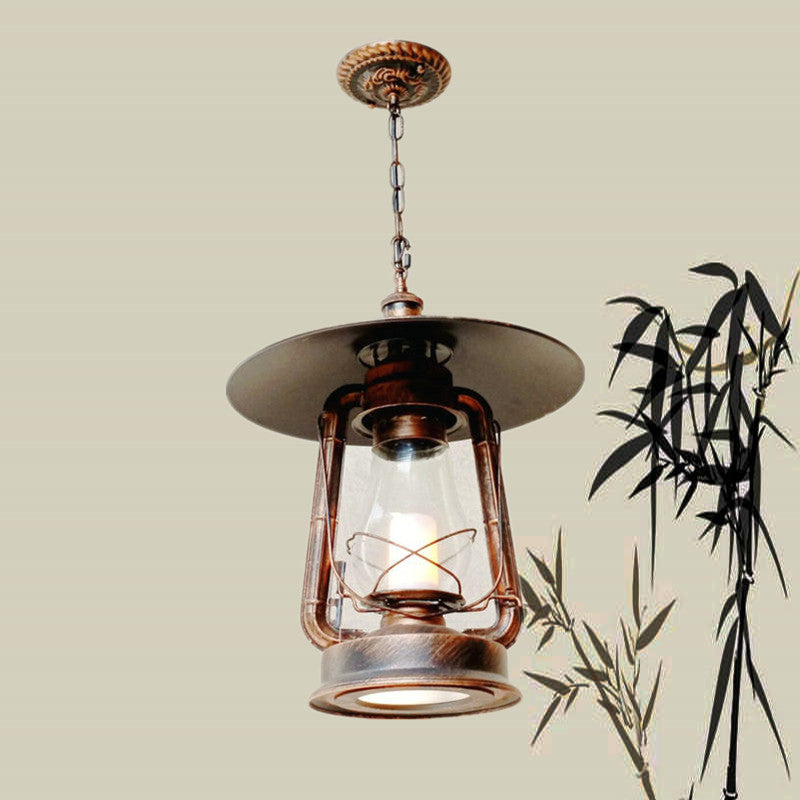 Metal Suspension Pendant Light Shaded Industrial Style Pendant Lighting Fixture for Restaurant