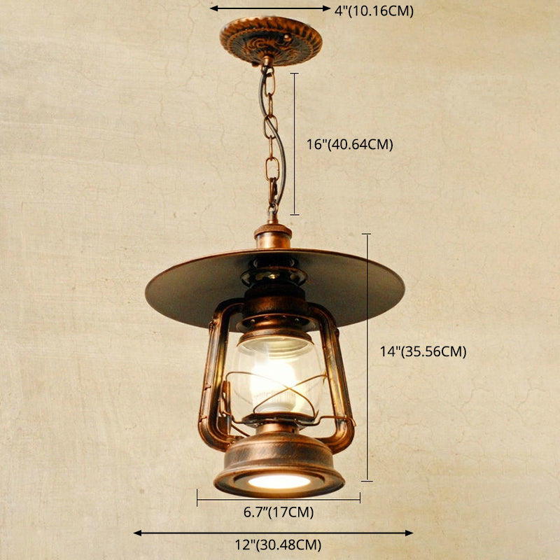 Metal Suspension Pendant Light Shaded Industrial Style Pendant Lighting Fixture for Restaurant