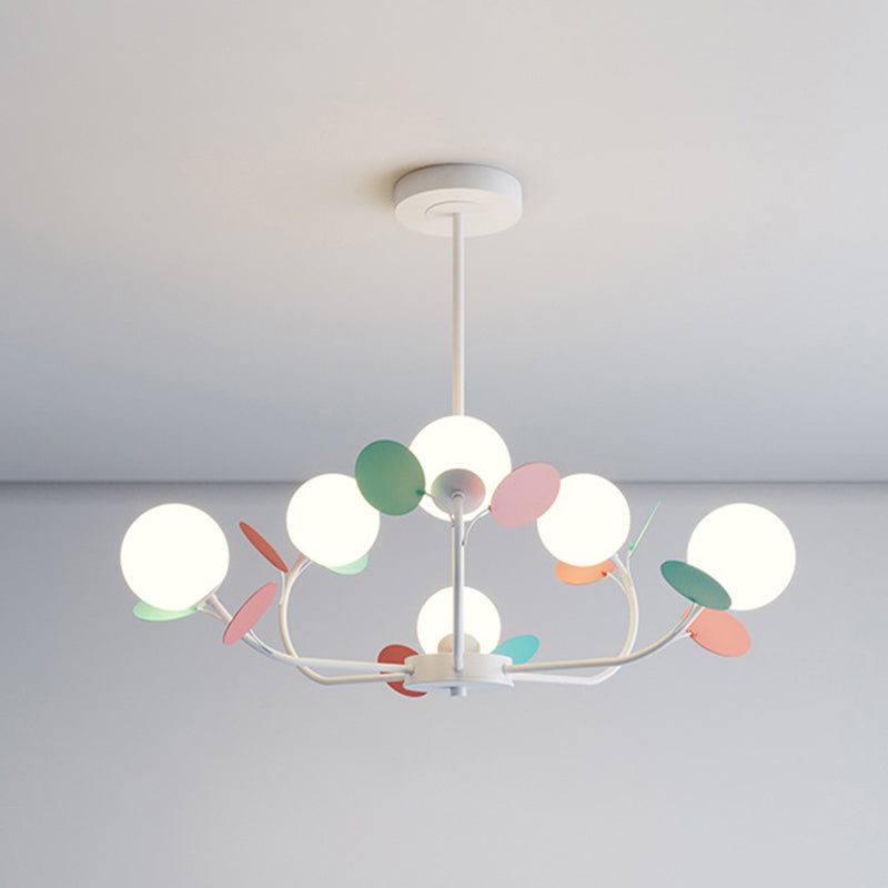 Multicolored Metal Chandelier Pendant Light Sputnik Pendant Light for Bedroom