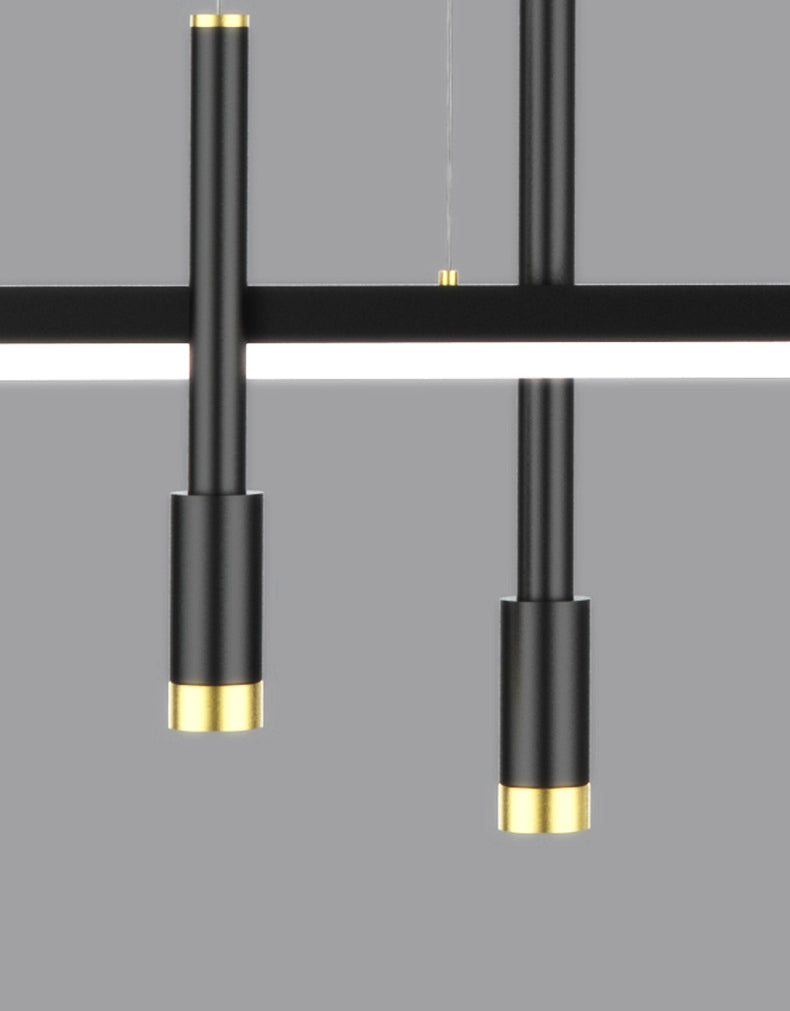 Lineal isla lámpara lámpara nórdica comedor de comandante de comedor led