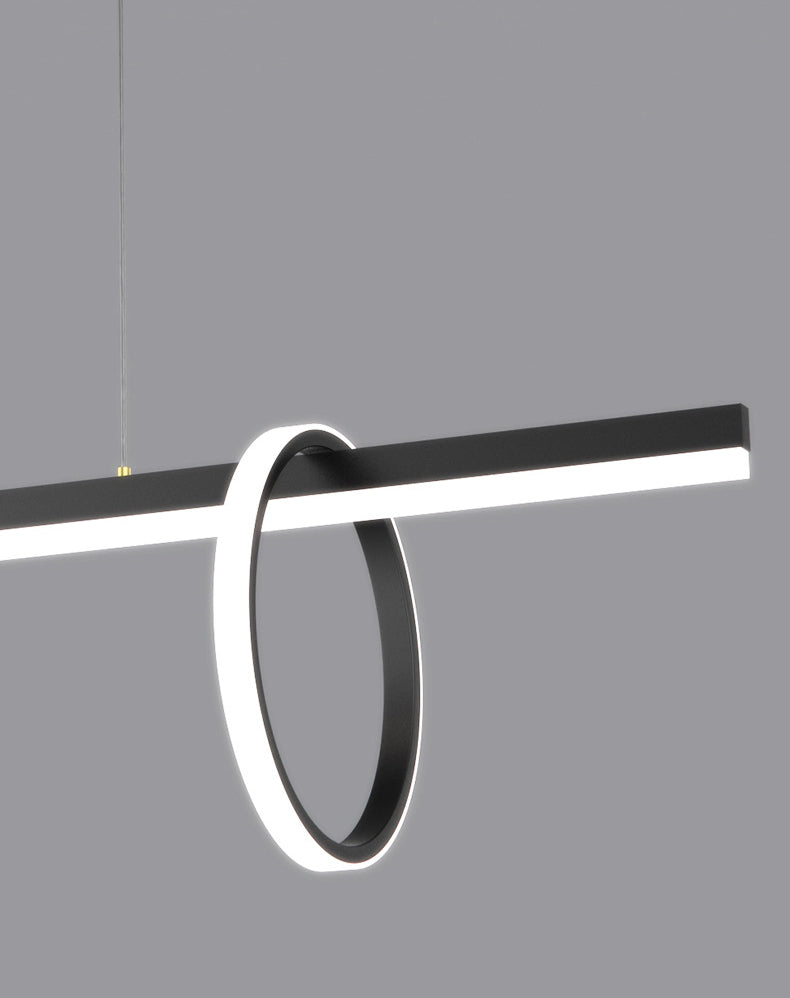 Lineal isla lámpara lámpara nórdica comedor de comandante de comedor led