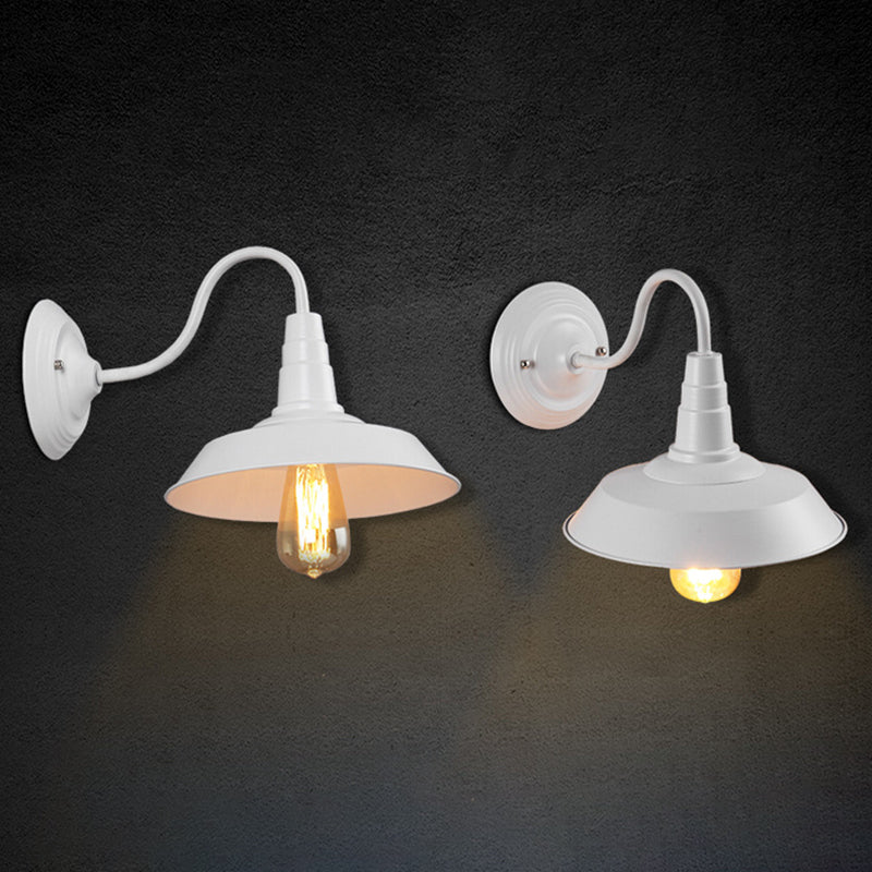 Industrial Vintage Wall Lamp Wrought Iron Barn Wall Light for Interior Spaces