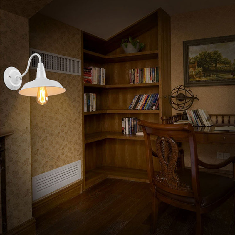 Industrial Vintage Wall Lamp Wrought Iron Barn Wall Light for Interior Spaces