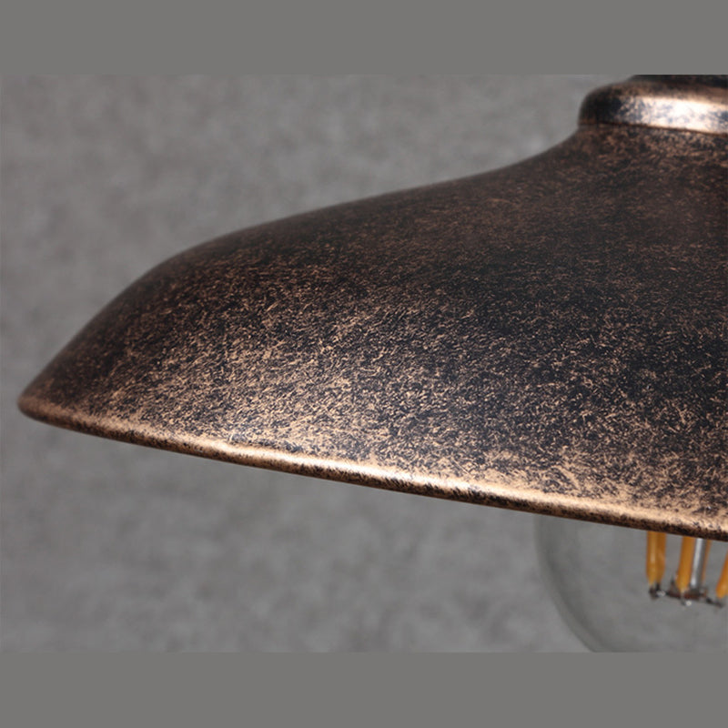 Industrial Retro Barn Wall Lamp Wrought Iron 1-Light Wall Light for Exterior Spaces