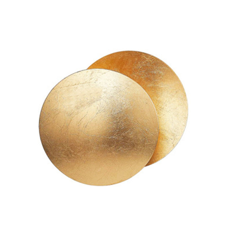 Modern Creative LED Wall Lamp Wrought Iron Circular Rotatable Wall Light for Interior Spaces