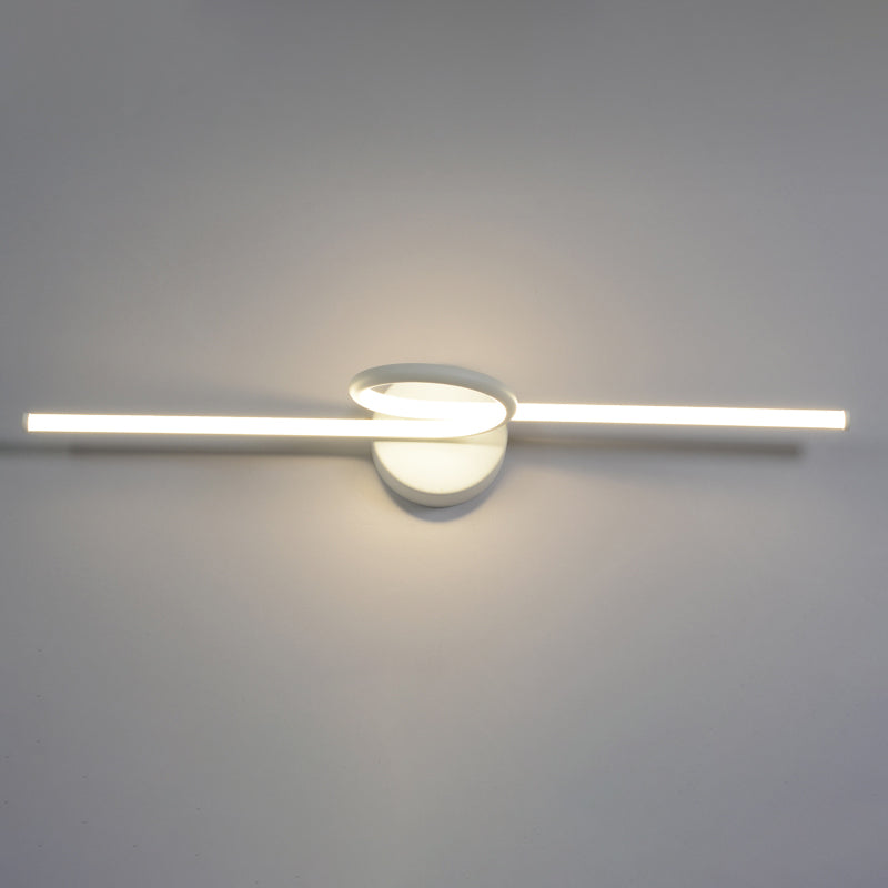 Luce contemporanea a parete a 1 luci a 1 luci a parete a parete lineare montata per il bagno