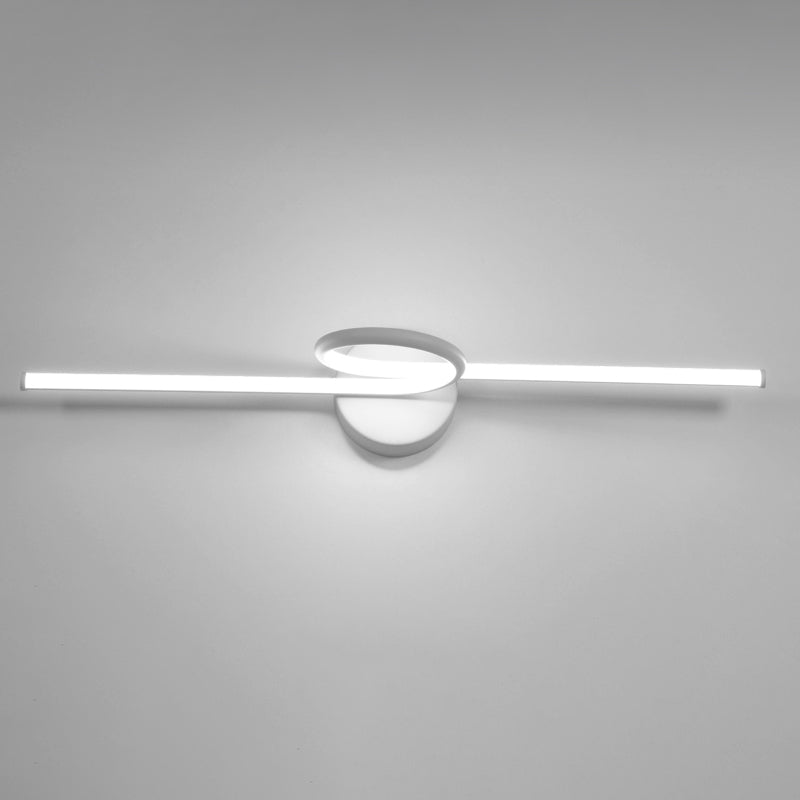 Luce contemporanea a parete a 1 luci a 1 luci a parete a parete lineare montata per il bagno