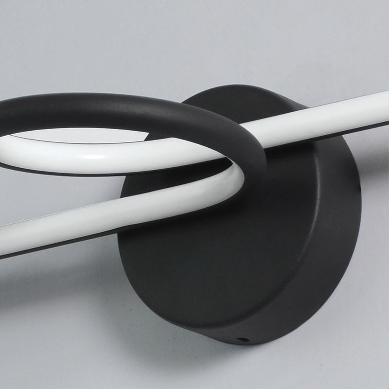 Luce contemporanea a parete a 1 luci a 1 luci a parete a parete lineare montata per il bagno