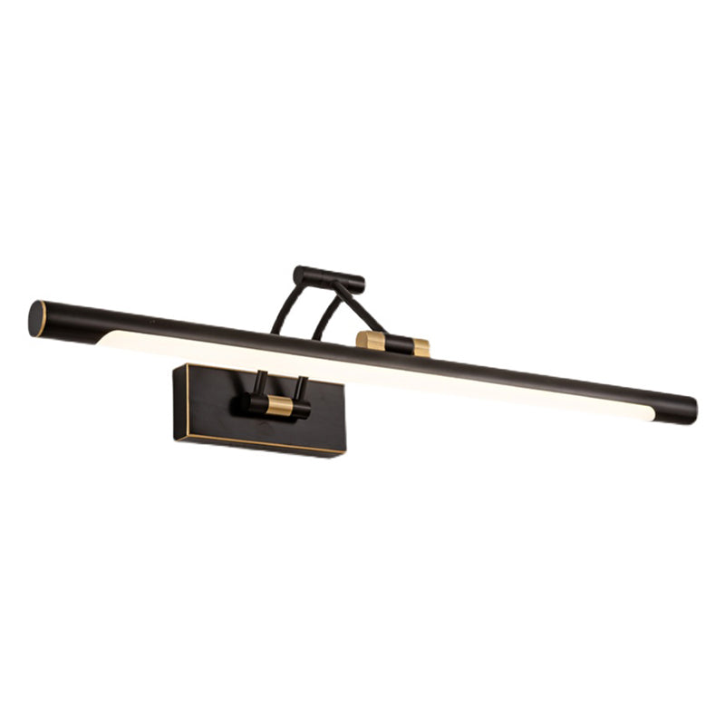 Moderne eenvoud LED Wandlamp Koper Lineaire wandlamp met acrylschaduw