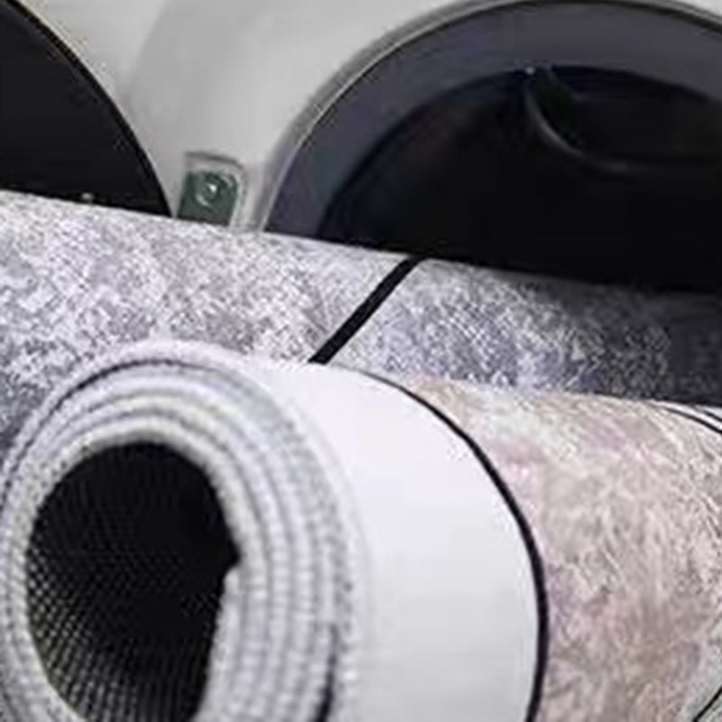 Tapis d'intérieur nordique mixte en Polyester, imprimé abstrait, avec support antidérapant, pour la décoration de la maison