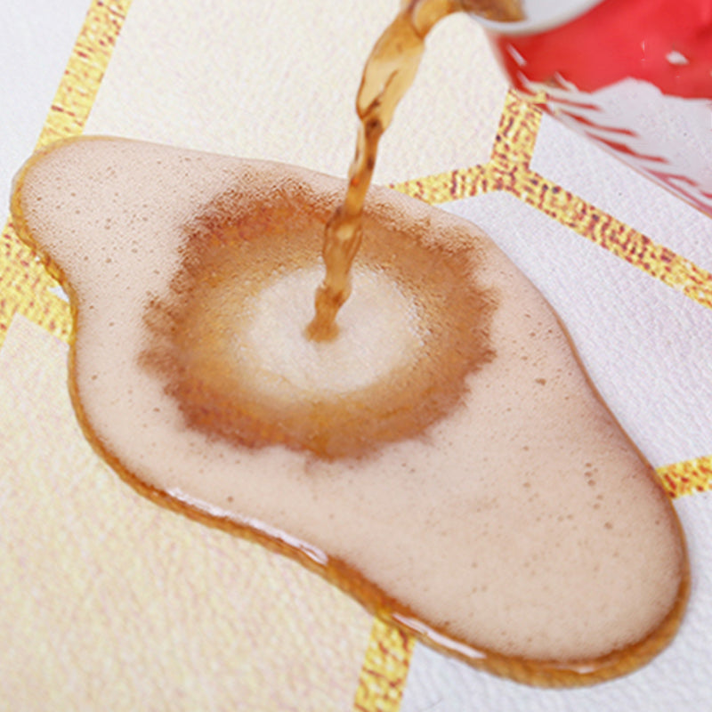 Simplicity Abstract Color Block Rug White Tone Polyester Area Carpet Easy Care Rug for Living Room