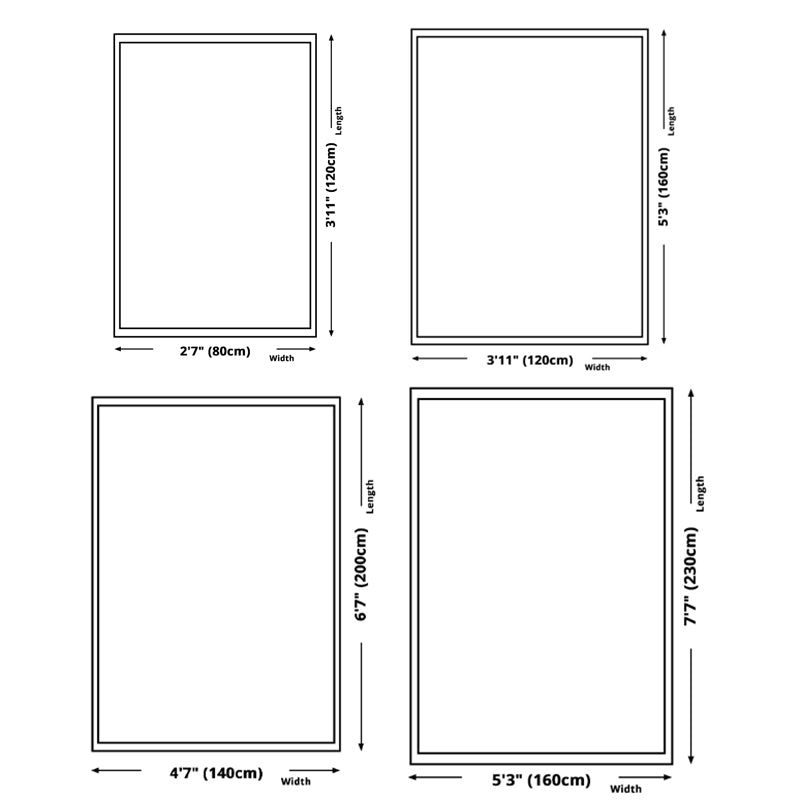 Green Tone Modern Indoor Rug Polyester Leaves Print Carpet Non-Slip Backing Rug for Home Decoration