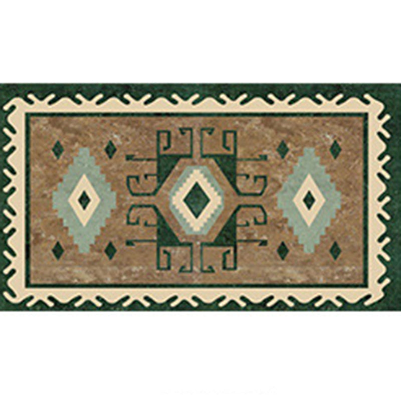 Classic Native American Rug Distinctive Polyester Area Carpet Non-Slip Backing Rug for Living Room