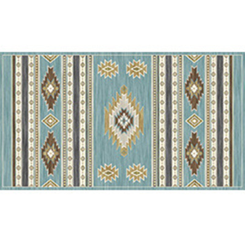 Classic Native American Rug onderscheidende polyester gebied tapijt Non-slip achterste tapijt voor woonkamer