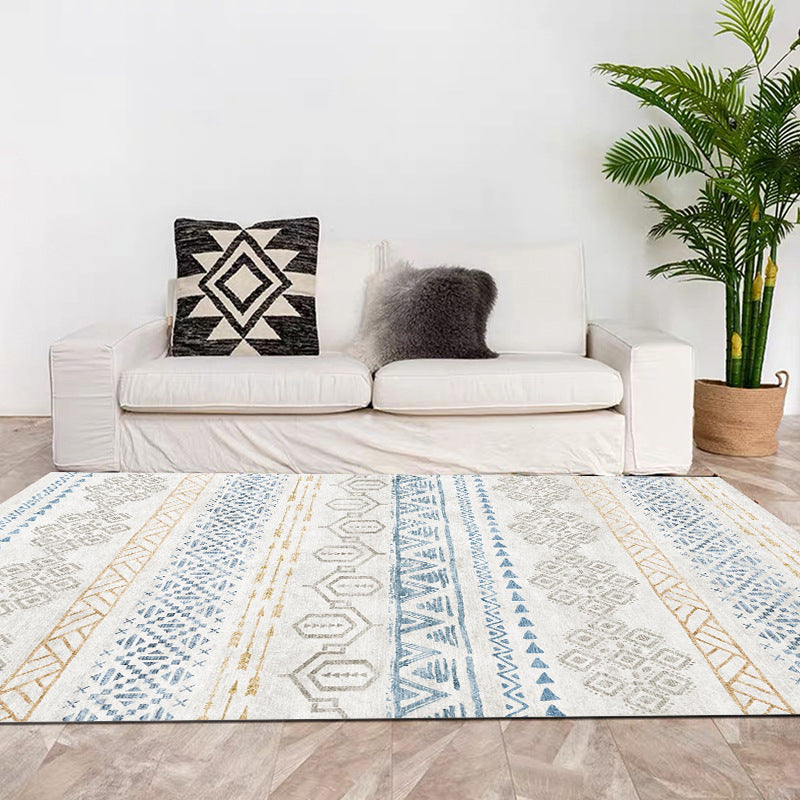 Unverwechselbarer Stammesdruckteppich Victoria Americana Teppich Polypropylen Waschableie für Wohnzimmer
