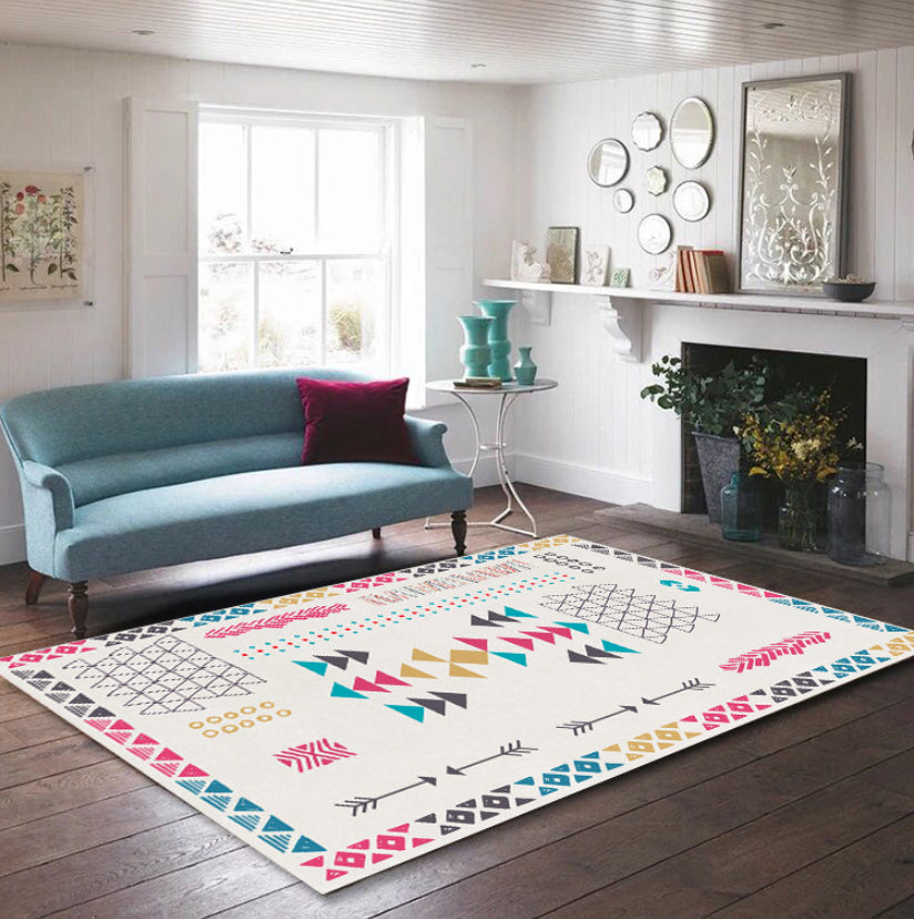 Onderscheidende tribale print tapijt Victoria Americana tapijt polypropyleen wasbaar tapijt voor woonkamer