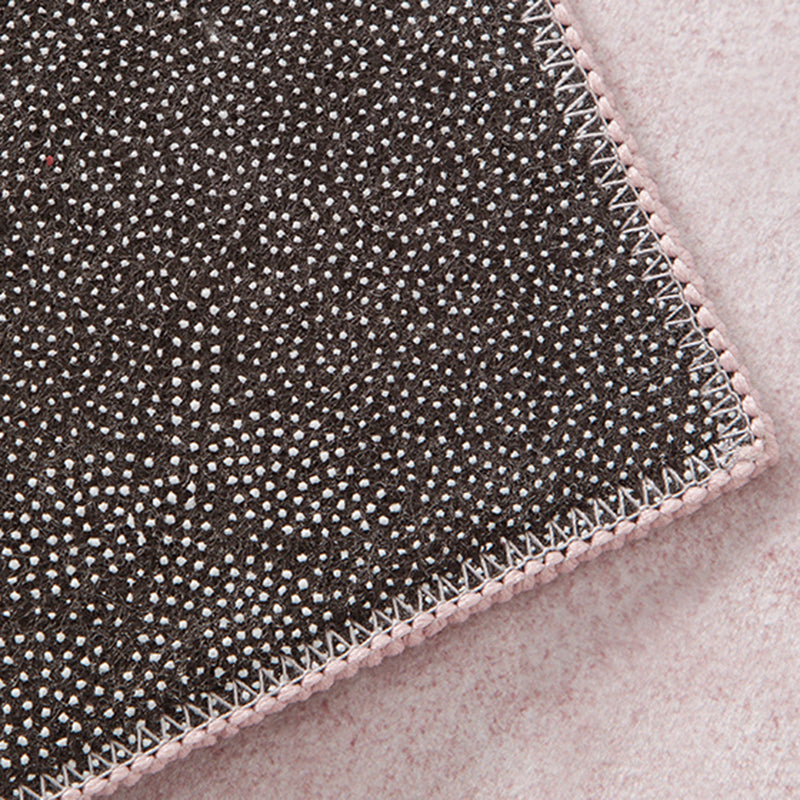 Round Multicolor Nordic Area Rug Polyester Abstract Rug Stain Resistant Indoor Rug for Living Room