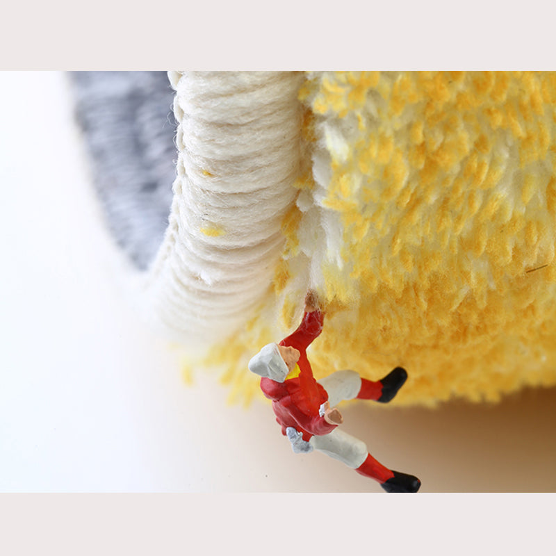 Minimalist Apricot Tone Carpet Antique Area Rug Polyester Living Room Rug with Non-Slip Backing