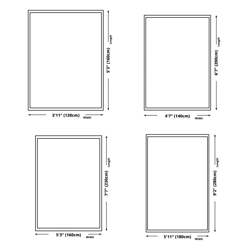 Modern Stripe Print Carpet Polyester Area Rug Stain Resistant Rug for Home Decor