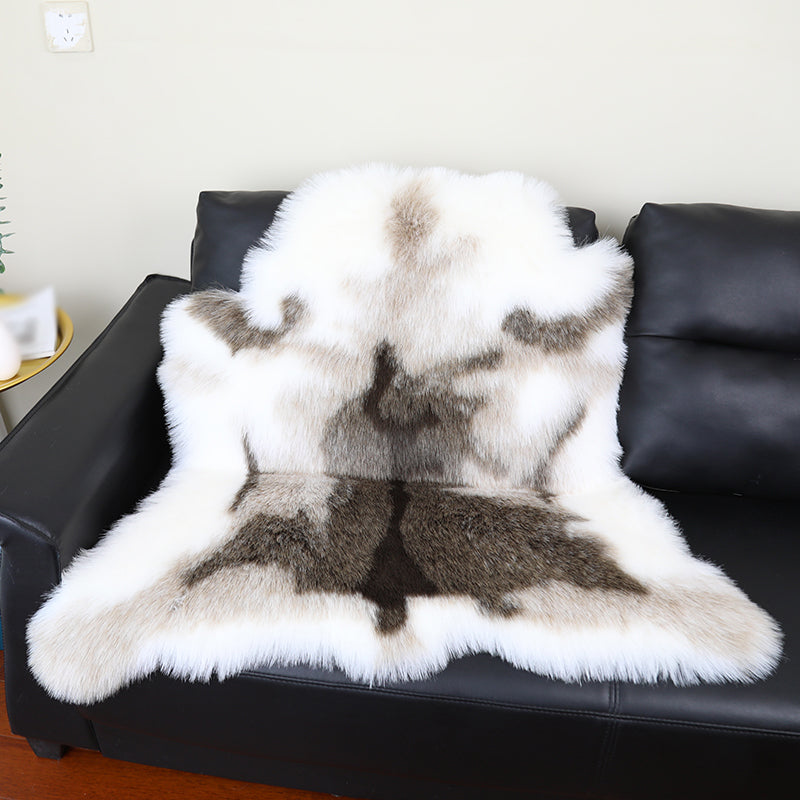 Casual Indoor Rom Rug Brown Animal Carpet Polyester Anti-Split Backing Area Rug