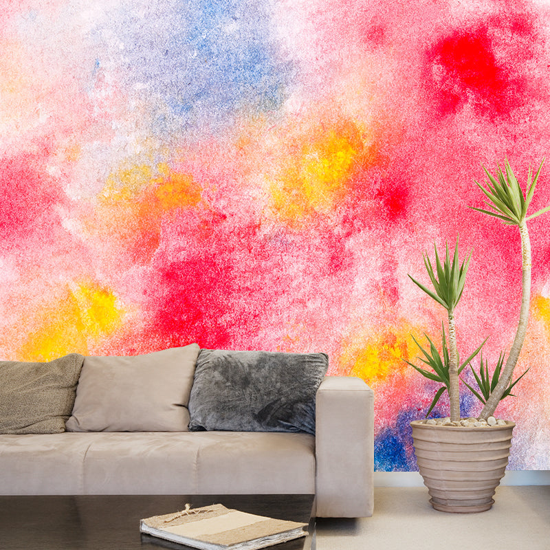 Modern Abstract Mural Decorative Living Room Wall Covering, Custom Printed