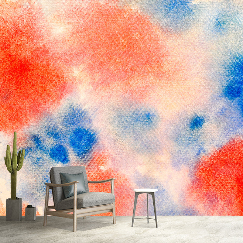 Modern Abstract Mural Decorative Living Room Wall Covering, Custom Printed