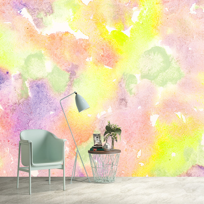 Modern Abstract Mural Decorative Living Room Wall Covering, Custom Printed