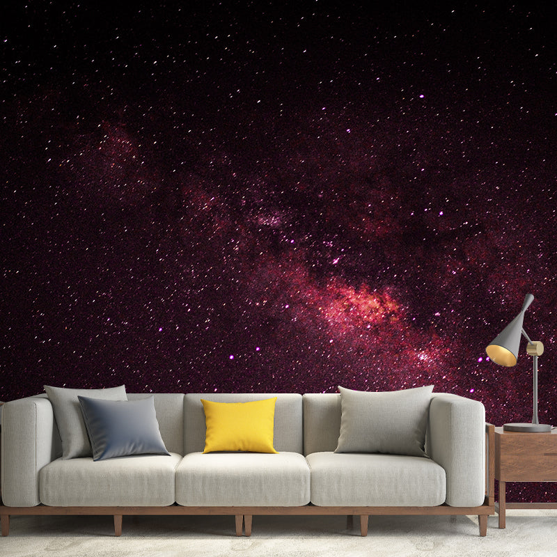 Mysterious Outer Space Wall Murals Stain Resistant Wall Art for Study Room