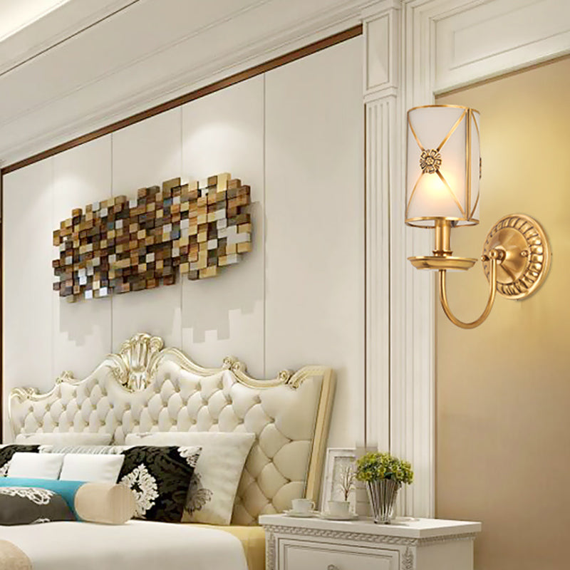 Lampe murale en laiton 1/2-2