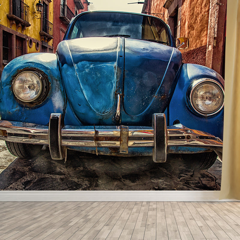 Cool Car Wall Decor Waterproofing Wall Covering for Boy Bedroom, Personalized Size