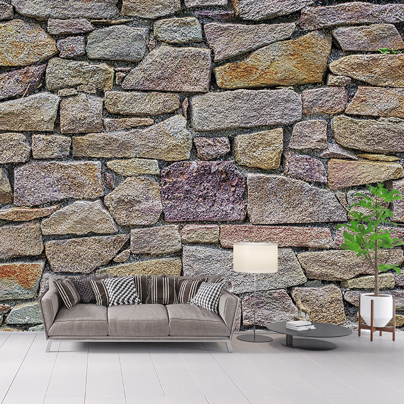 Vintage Home Decoration Brick Murals Stain Resistant Living Room Wall Covering