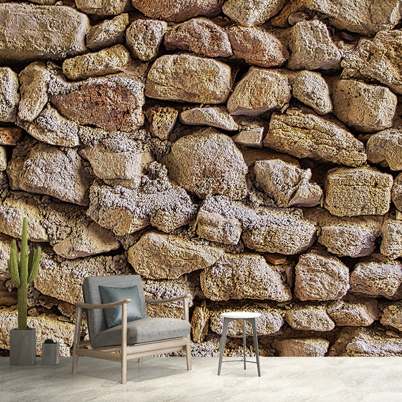 Vintage Home Decoration Brick Murals Stain Resistant Living Room Wall Covering