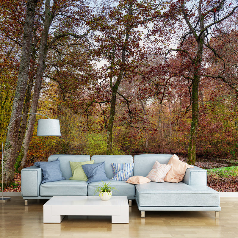 Forest Wall Mural Modernism Wall Decoration for Bedroom, Customer Size