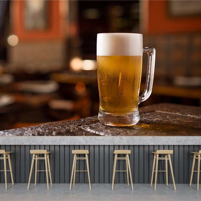Beer Wine Mural Wallpaper Special Bar Shop Decorative, Custom Size Available