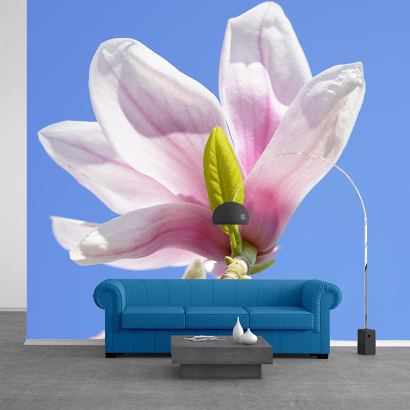 Contemporary Magnolia Wall Mural Moisture Decorative Eco-friendly for Home Decor