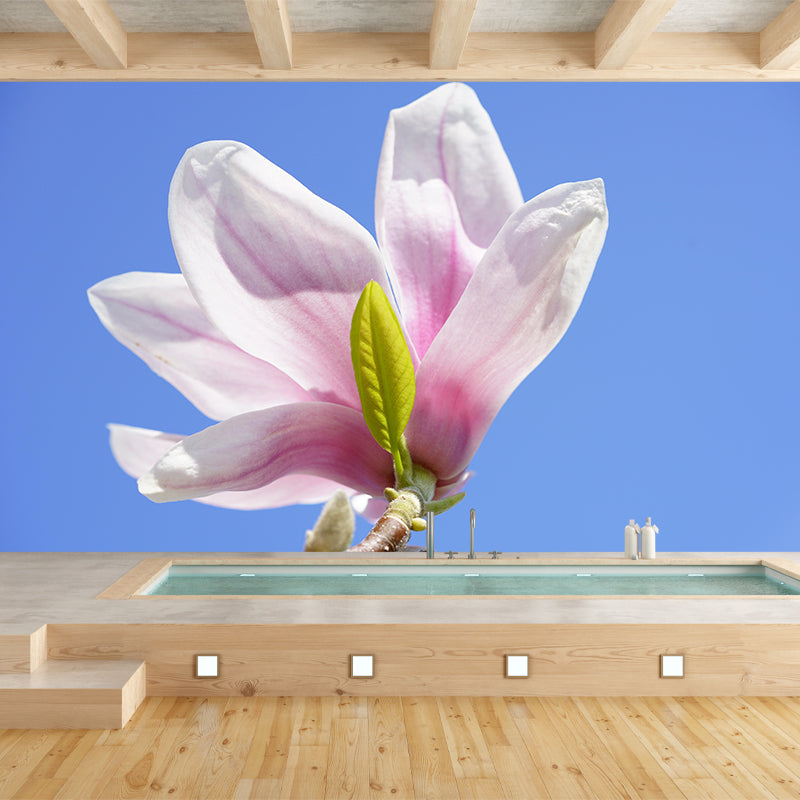 Contemporary Magnolia Wall Mural Moisture Decorative Eco-friendly for Home Decor