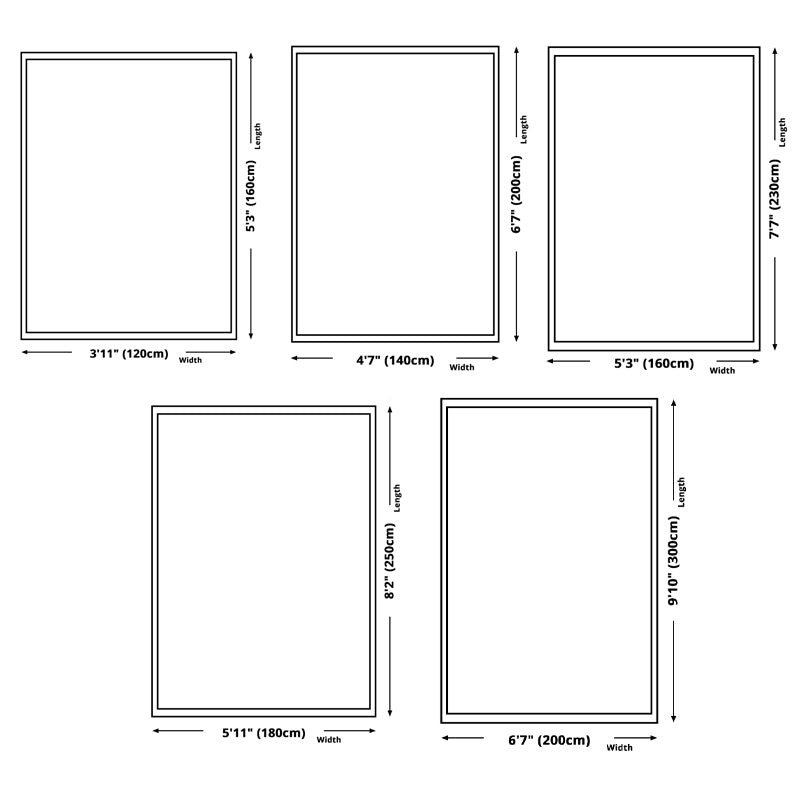 White Tone Simple Area Rug Polyester Abstract Lines Rug Non-Slip Backing Indoor Rug for Living Room