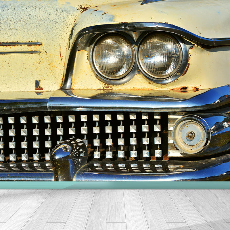 Soft Color Vintage Transportatin Mural Horizontal Photography Decorative Wall Covering