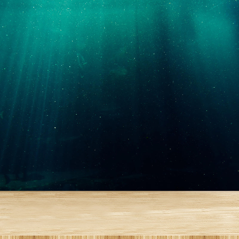 Tropix Sea Underwater Look-Up Murals Stain Resistant Wall Covering for Living Room