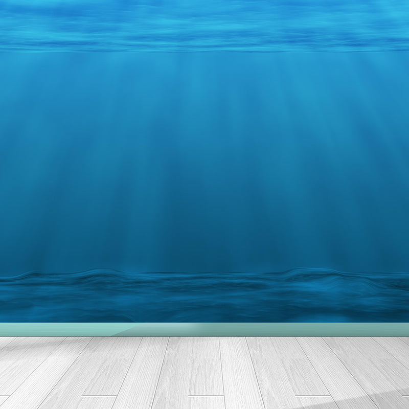 Tropix Sea Underwater Look-Up Murals Stain Resistant Wall Covering for Living Room