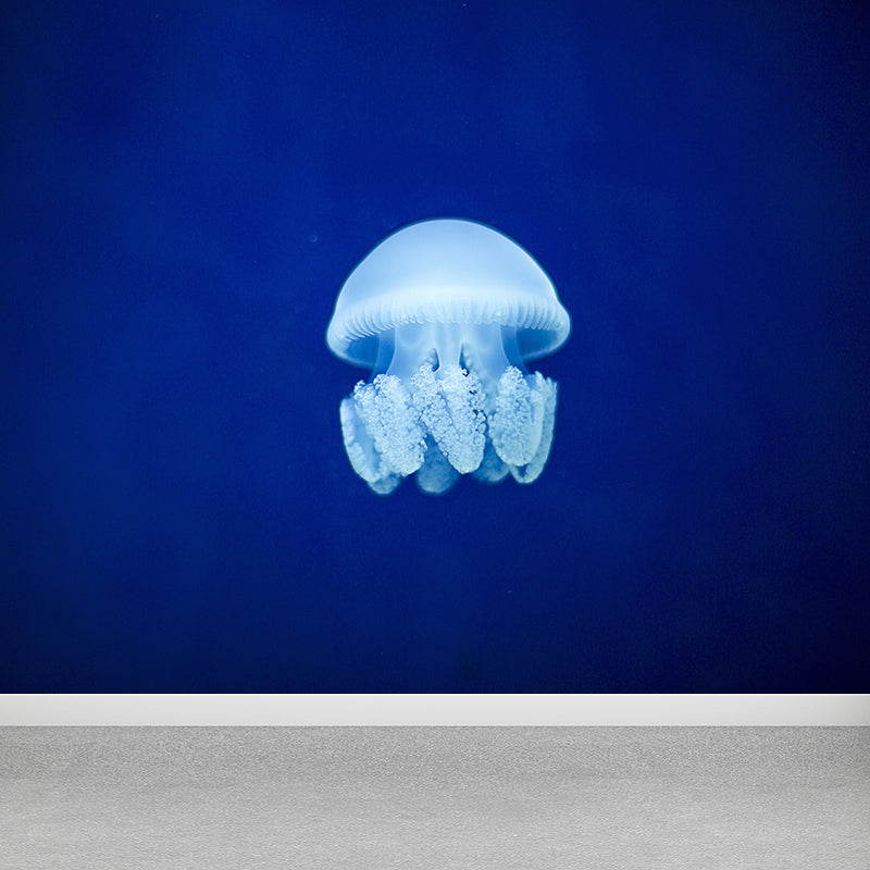 Jellyfish Mural Decal Wall Art Mildew Resistant for Decoration Sitting Room