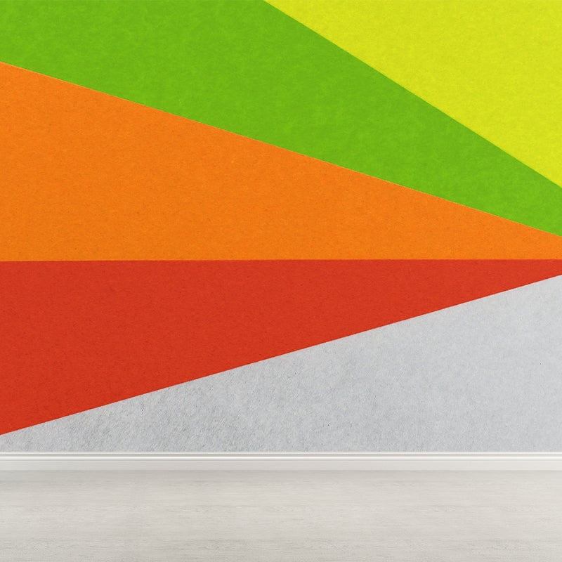 Modern Sitting Room Mural Decorative Multi-Color Geometry Wall Mural Multiple Sizes Available