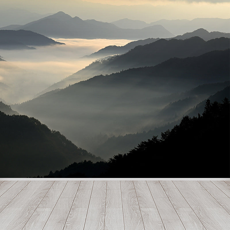 Mountain Range  Landscapes Mural Wallpaper in different seasons Indoor Wall Art for Home Decor