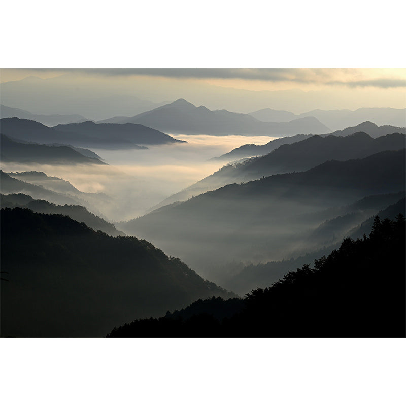 Mountain Range  Landscapes Mural Wallpaper in different seasons Indoor Wall Art for Home Decor