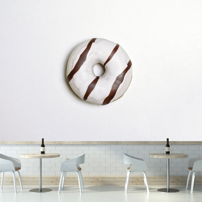 Tasty Dessert Food Mural Wallpaper Mildew Resistant Coffee Shop Wall Decor