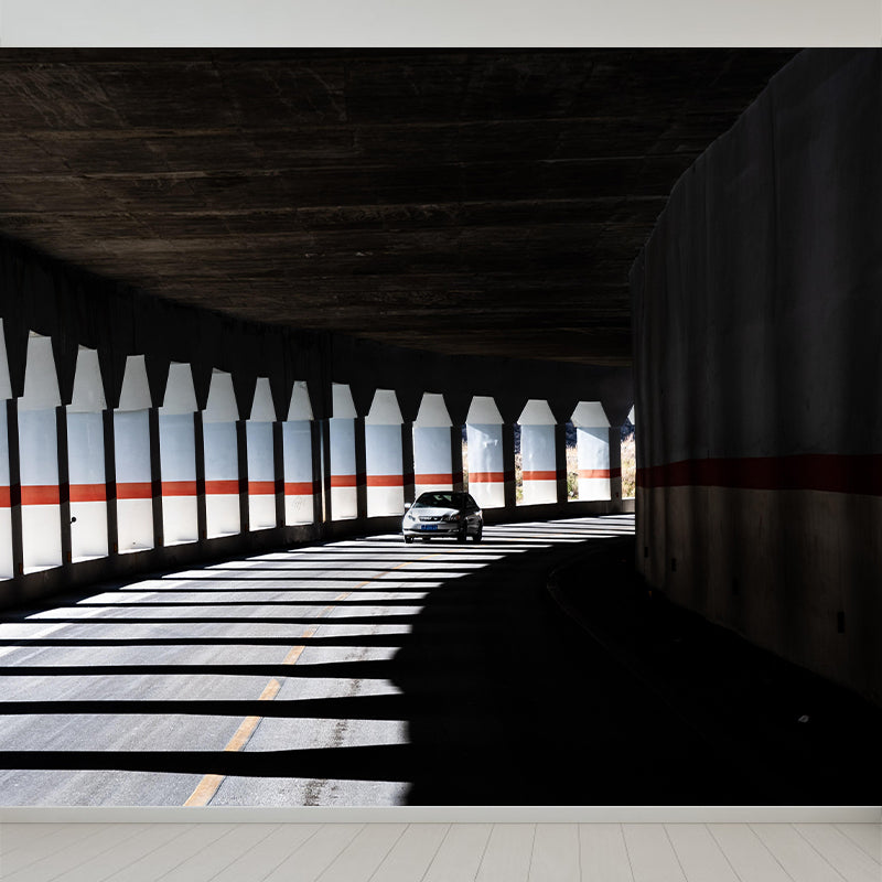 Long Tunnel Wall Mural Decals Home Decoration Living Room Wall Decor for Decoration