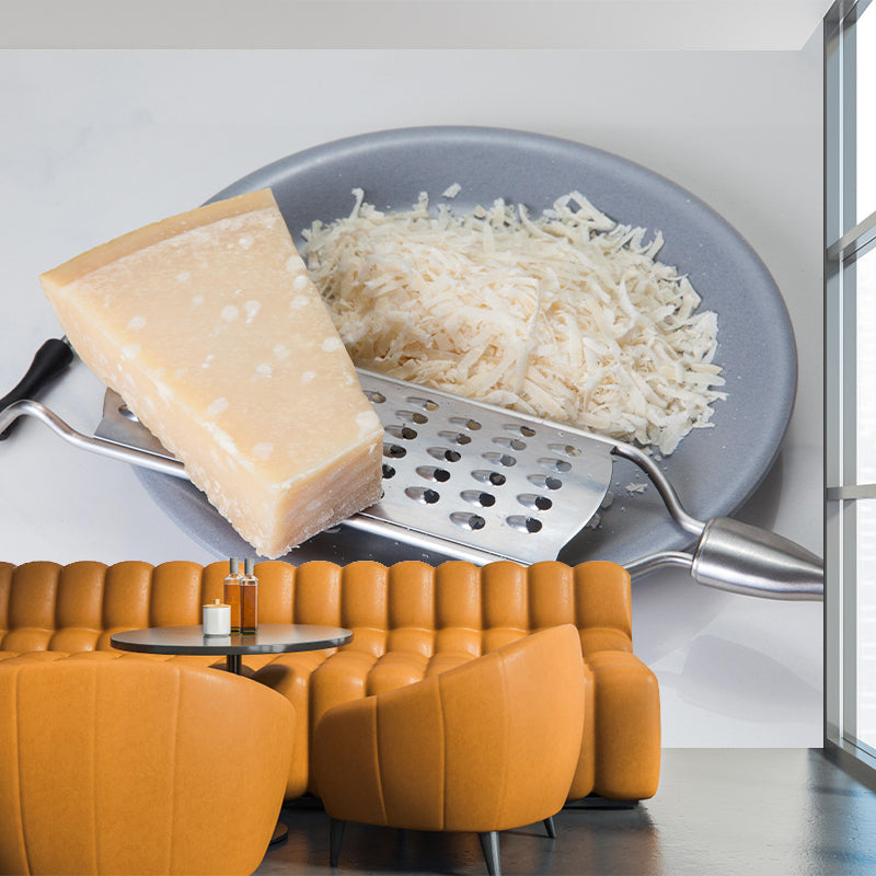 Modern Business Dessert Shop Murals Decor Cheese Dessert Mural Wallpaper