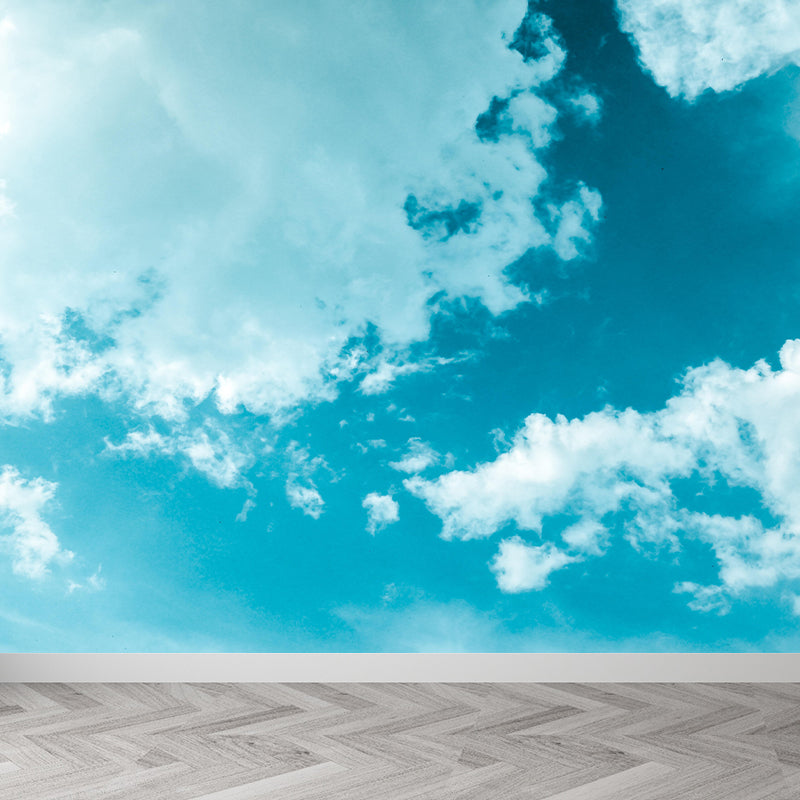 Good Weather Wallpaper Mural Photography Moisture Resistant Wall Covering for Decoration