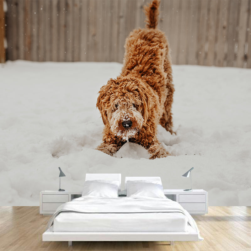 Different Kinds Dog Mural Decal Customized Modern Wall Covering for Bedroom